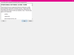 Screenshot of a maximized dialog that is meant to not to be resized
